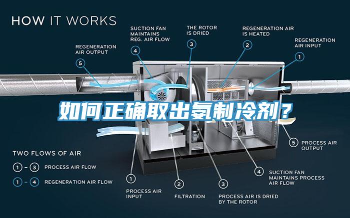 如何正确取出氨制冷剂？