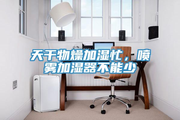 天干物燥加湿忙，喷雾加湿器不能少