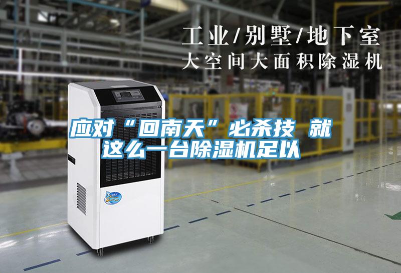 应对“回南天”必杀技 就这么一台猫咪成人官网足以