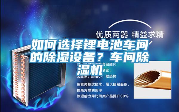 如何选择锂电池车间的除湿设备？车间猫咪成人官网
