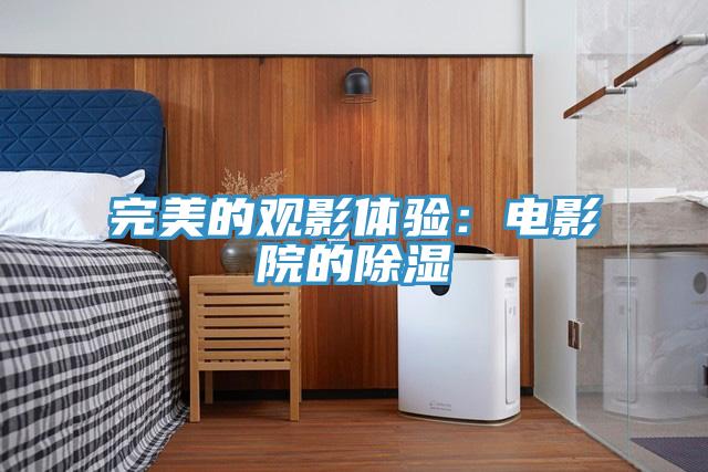 完美的观影体验：电影院的除湿