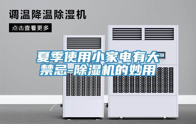 夏季使用小家电有大禁忌-猫咪成人官网的妙用