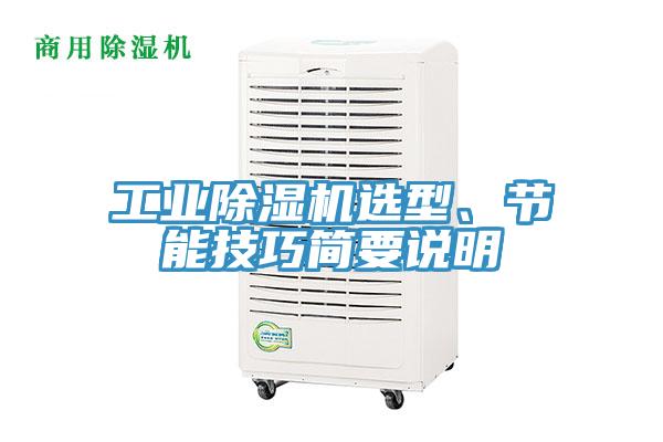 工业猫咪成人官网选型、节能技巧简要说明