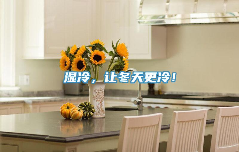 湿冷，让冬天更冷！