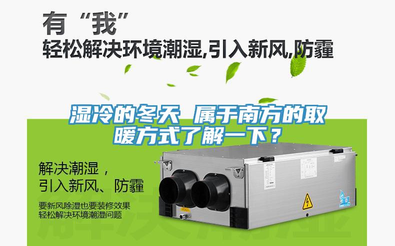 湿冷的冬天 属于南方的取暖方式了解一下？