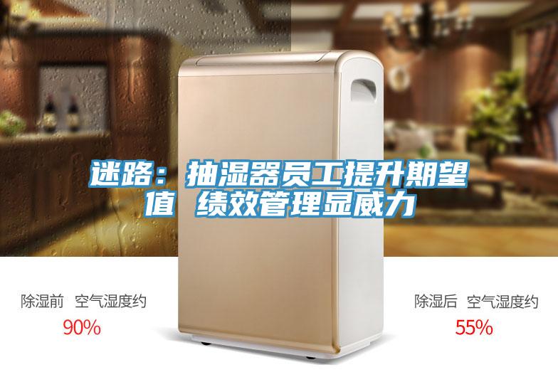 迷路：抽湿器员工提升期望值 绩效管理显威力