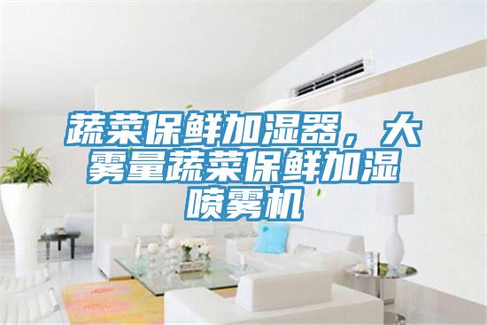 蔬菜保鲜加湿器，大雾量蔬菜保鲜加湿喷雾机