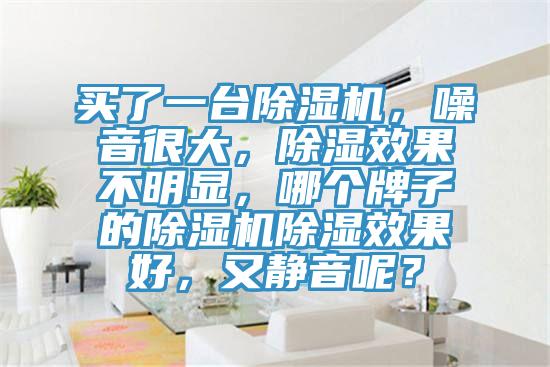 买了一台猫咪成人官网，噪音很大，除湿效果不明显，哪个牌子的猫咪成人官网除湿效果好，又静音呢？