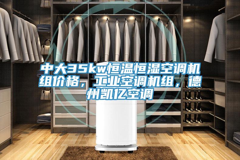 中大35kw恒温恒湿空调机组价格，工业空调机组，德州凯亿空调
