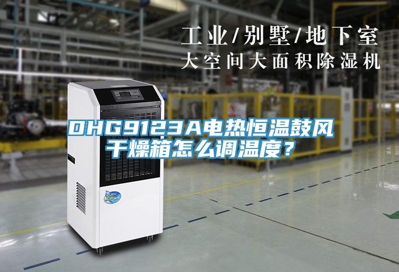 DHG9123A电热恒温鼓风干燥箱怎么调温度？