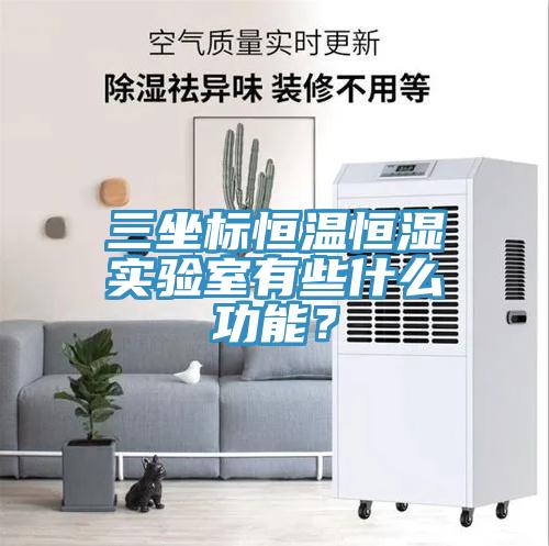 三坐标恒温恒湿实验室有些什么功能？