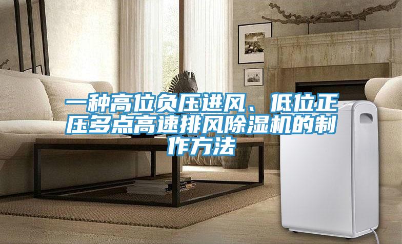 一种高位负压进风、低位正压多点高速排风猫咪成人官网的制作方法