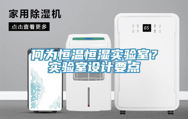 何为恒温恒湿实验室？实验室设计要点