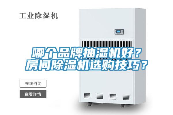 哪个品牌抽湿机好？房间猫咪成人官网选购技巧？