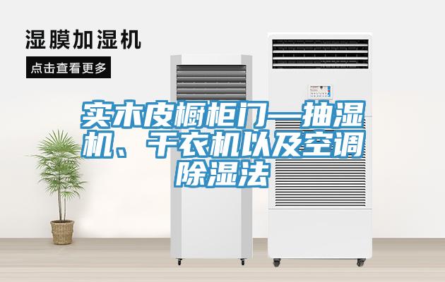 实木皮橱柜门—抽湿机、干衣机以及空调除湿法