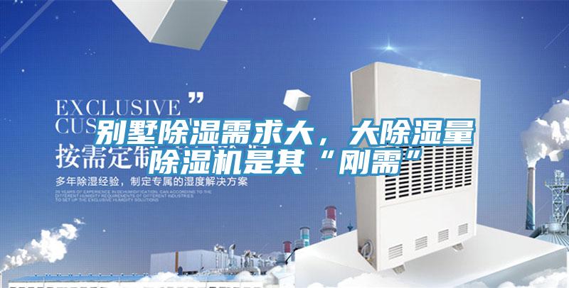 别墅除湿需求大，大除湿量猫咪成人官网是其“刚需”