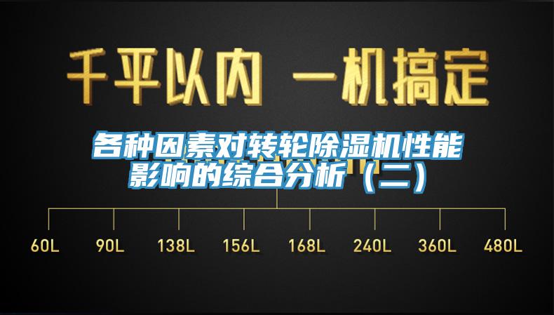 各种因素对转轮猫咪成人官网性能影响的综合分析（二）
