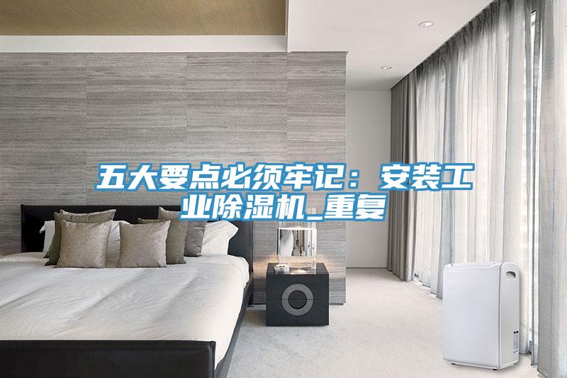 五大要点必须牢记：安装工业猫咪成人官网_重复
