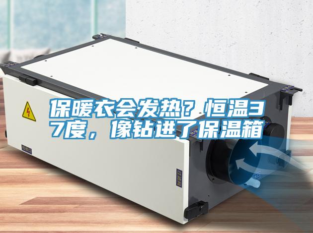 保暖衣会发热？恒温37度，像钻进了保温箱