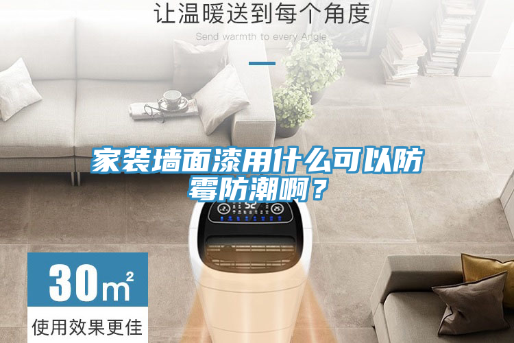家装墙面漆用什么可以防霉防潮啊？