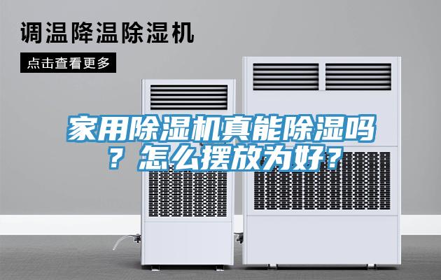 家用猫咪成人官网真能除湿吗？怎么摆放为好？