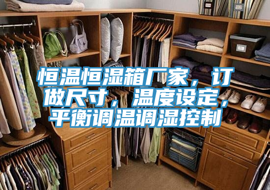 恒温恒湿箱厂家，订做尺寸，温度设定，平衡调温调湿控制