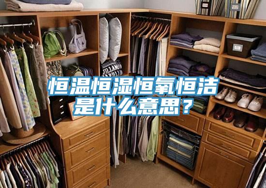 恒温恒湿恒氧恒洁是什么意思？