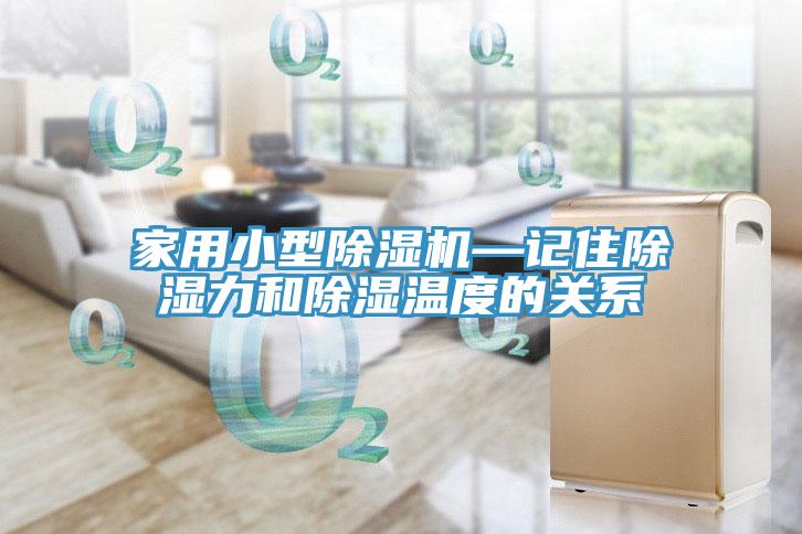 家用小型猫咪成人官网—记住除湿力和除湿温度的关系