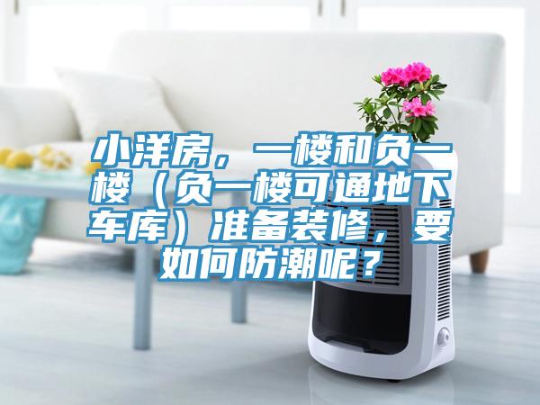 小洋房，一楼和负一楼（负一楼可通地下车库）准备装修，要如何防潮呢？