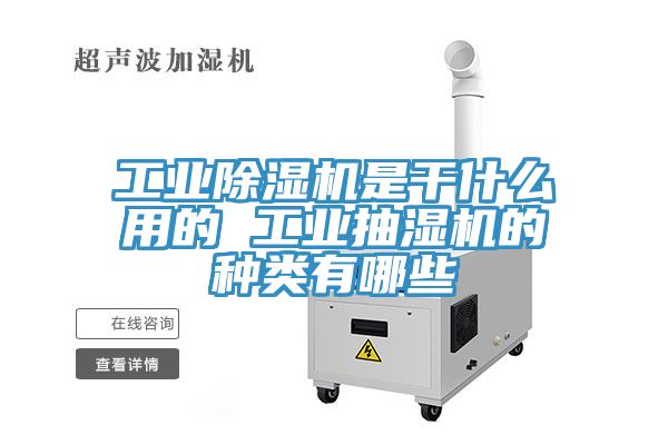 工业猫咪成人官网是干什么用的 工业抽湿机的种类有哪些