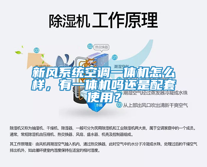 新风系统空调一体机怎么样，有一体机吗还是配套使用？