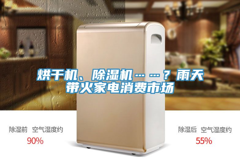 烘干机、猫咪成人官网……？雨天带火家电消费市场