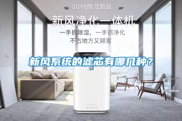 新风系统的滤芯有哪几种？