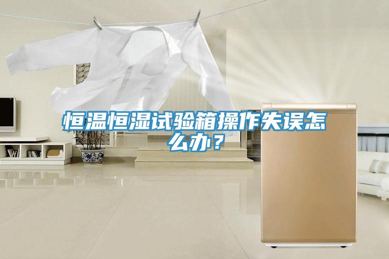 恒温恒湿试验箱操作失误怎么办？