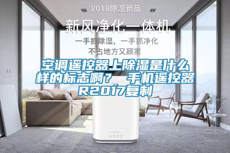 空调遥控器上除湿是什么样的标志啊？ 手机遥控器R2017复制