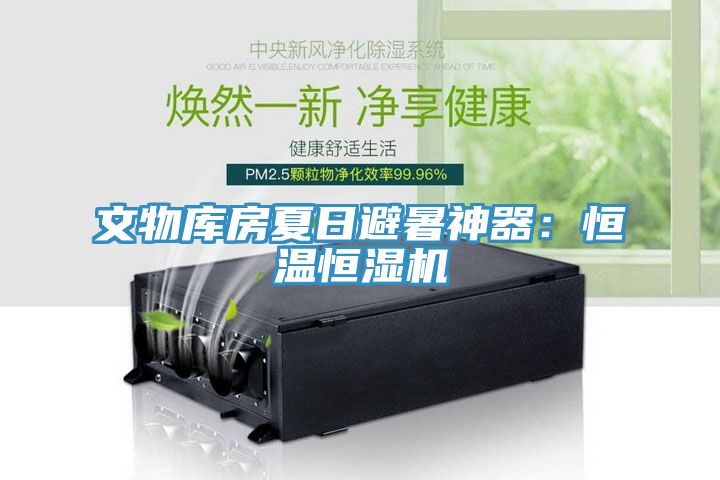 文物库房夏日避暑神器：恒温恒湿机