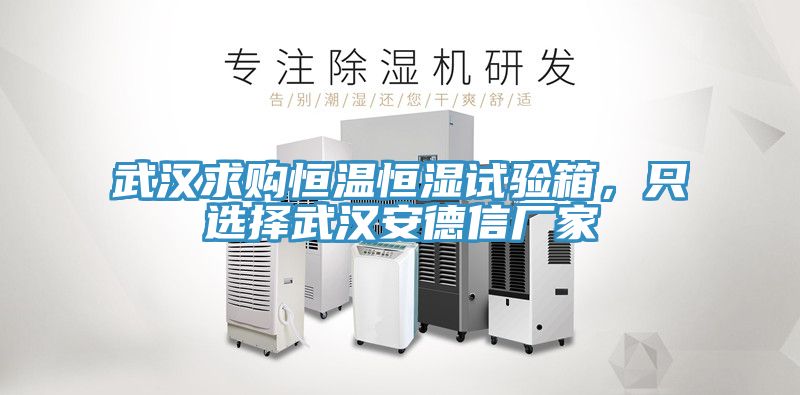 武汉求购恒温恒湿试验箱，只选择武汉安德信厂家