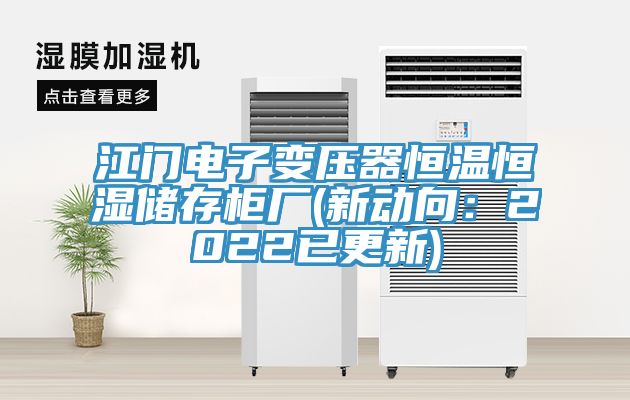 江门电子变压器恒温恒湿储存柜厂(新动向：2022已更新)