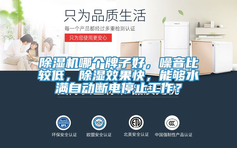 猫咪成人官网哪个牌子好，噪音比较低，除湿效果快，能够水满自动断电停止工作？