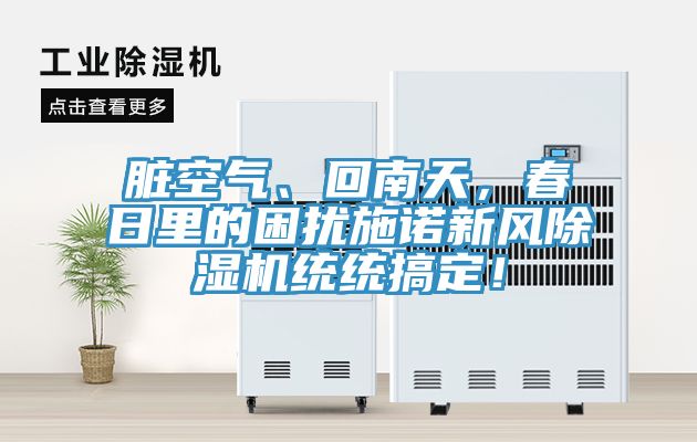脏空气、回南天，春日里的困扰施诺新风猫咪成人官网统统搞定！