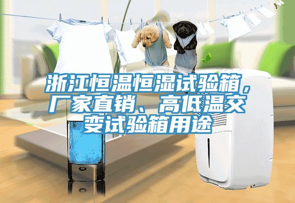浙江恒温恒湿试验箱，厂家直销、高低温交变试验箱用途