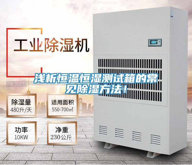 浅析恒温恒湿测试箱的常见除湿方法！